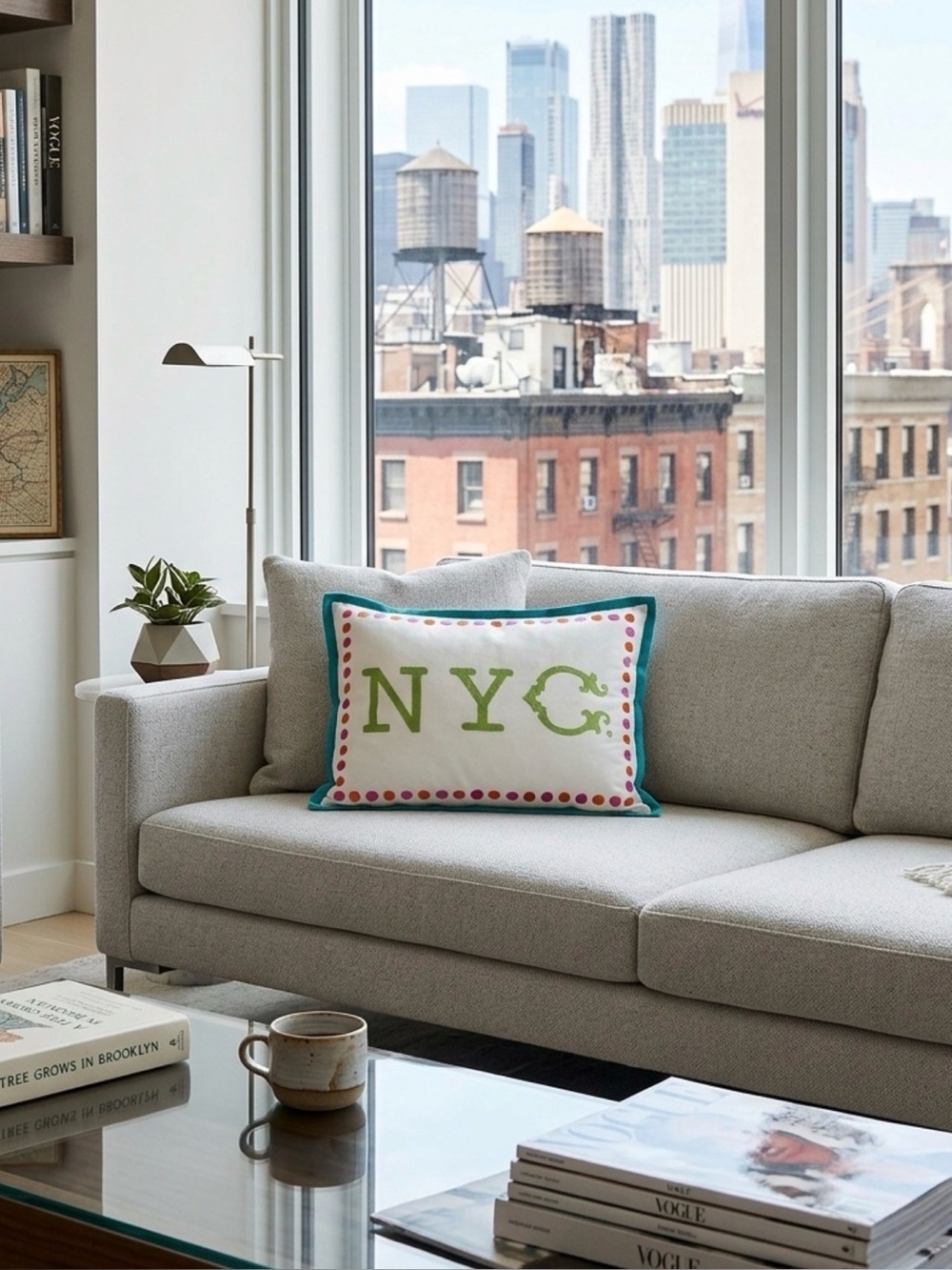 C. WONDER RARE NYC PILLOW